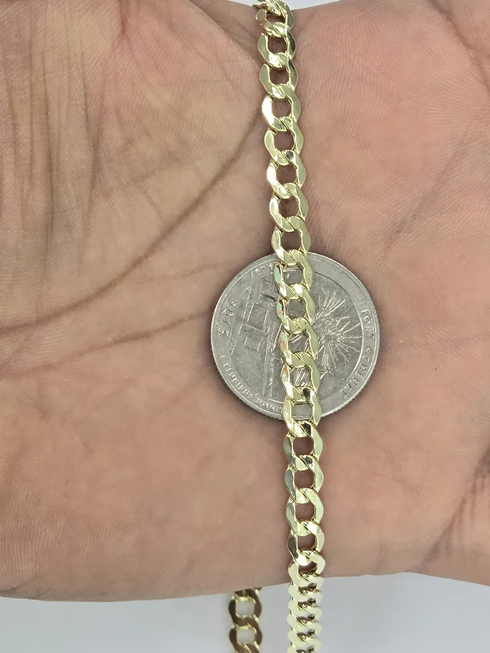 10k Real Gold Cuban Chain 5.7 Mm 20 Inches